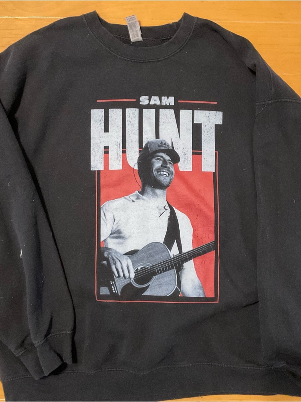 Sam Hunt Black Graphic Sweatshirt 2XL